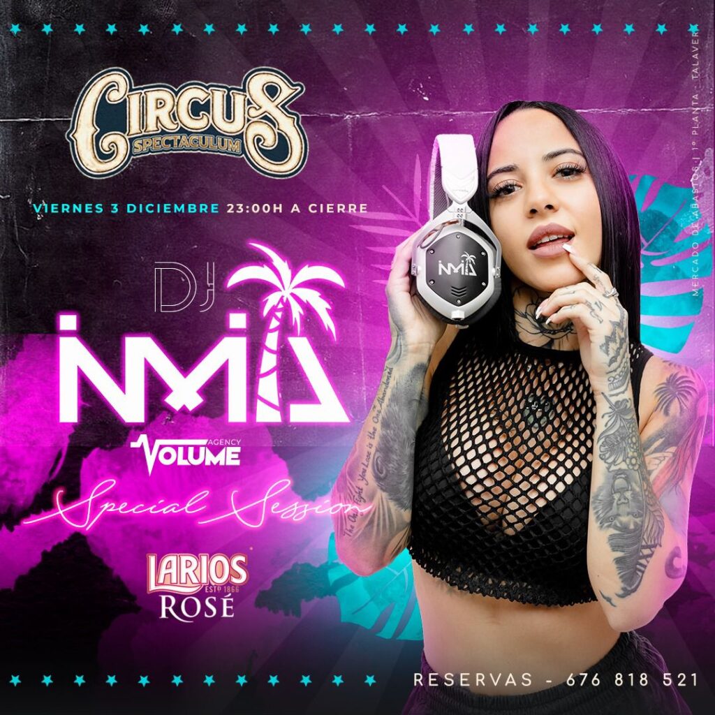 Special Session en Circus Dj Inmita Palmera