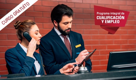 Curso gratuito de recepcionista de hotel o encargado/a de redes sociales