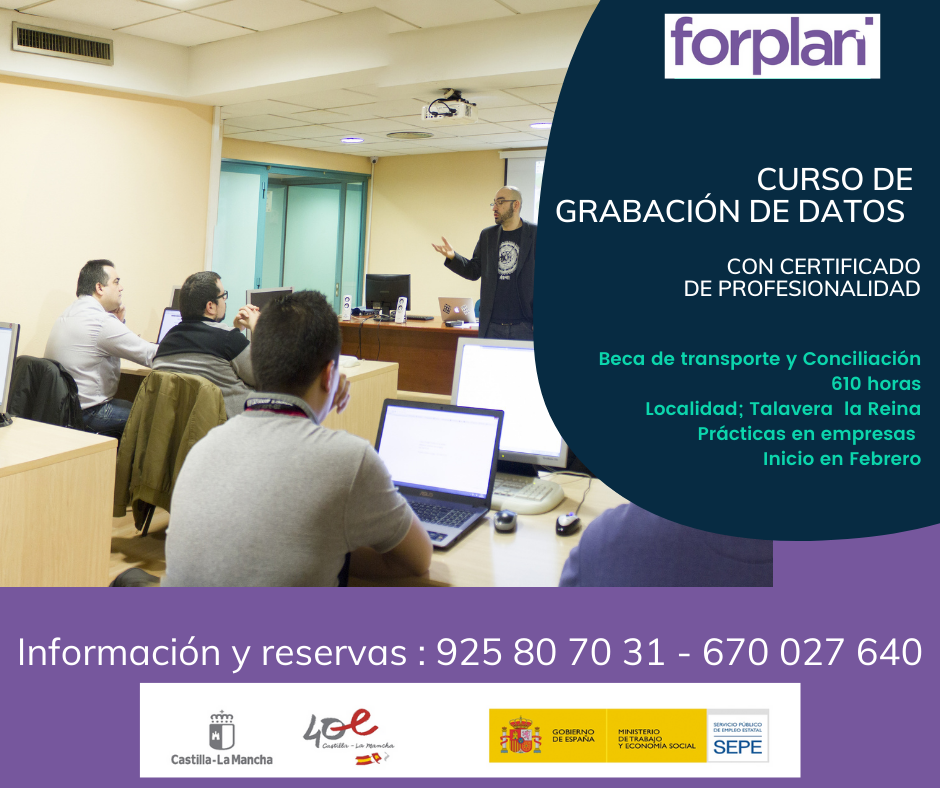 Curso gratuito: Grabación de datos y competencias clave