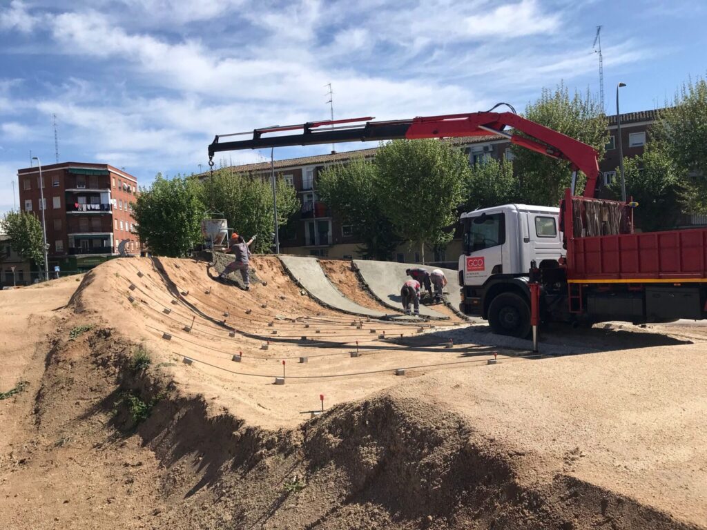 Remodelación y acondicionamiento el circuito de BMX próximo a la competición