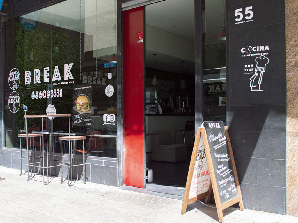 Break, gastronomía chilena en Talavera