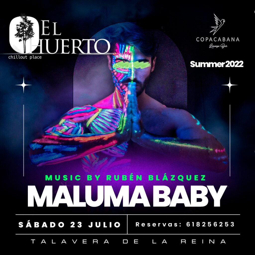 Noche especial #MalumaBaby a cargo de Rubén Blázquez en El Huerto