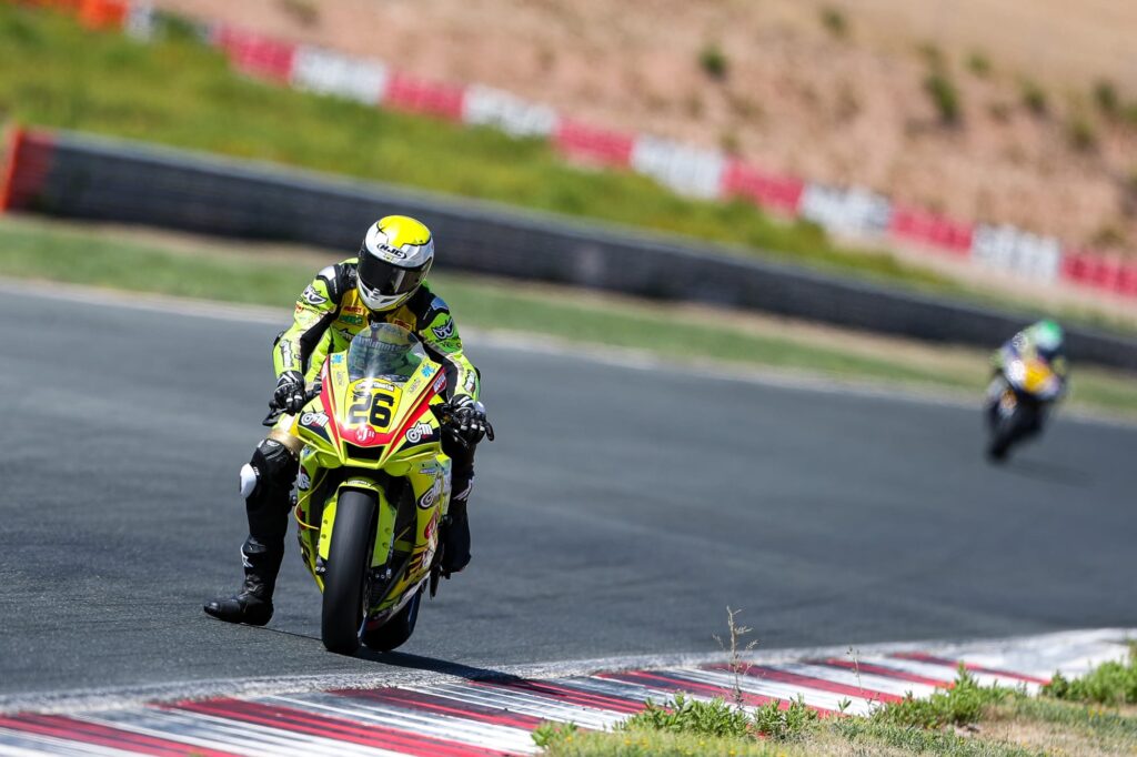 Dani Sáez, talaverano y ganador del Campeonato Nacional de Superbikes