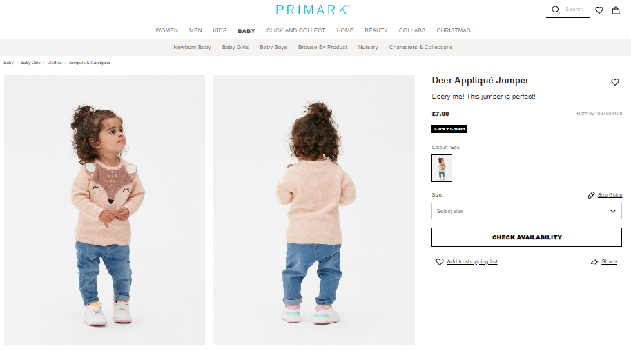 Primark arrasa con la apertura de su tienda online