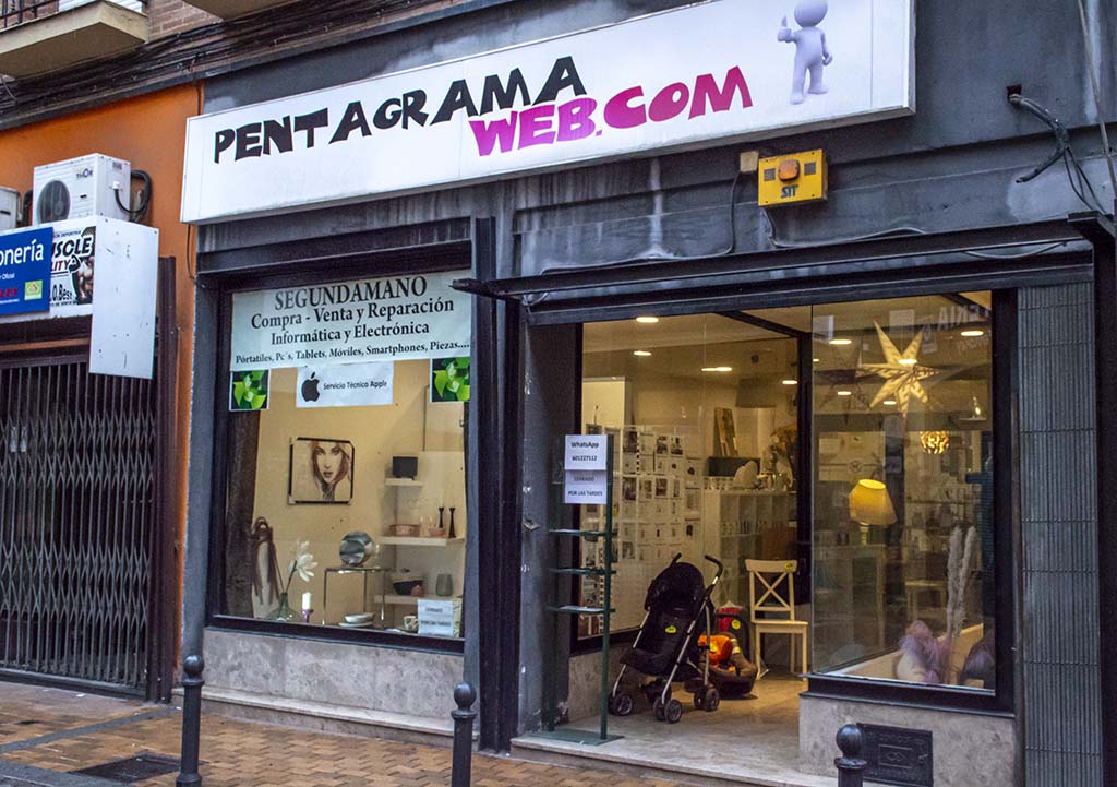 Pentagrama web, tu tienda de segunda mano en el barrio La Alameda