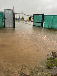 SOS Talavera denuncia que este barrio de Talavera ha quedado inundado por las lluvias