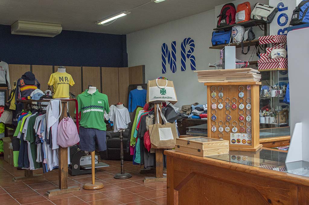 interior de la tienda