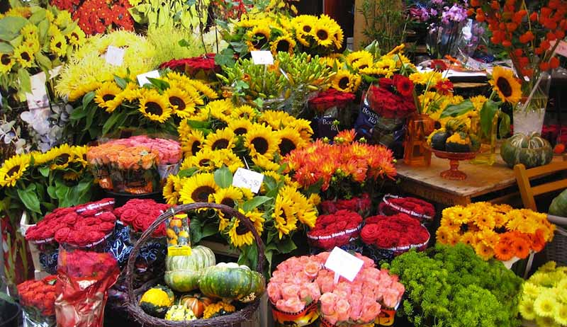 El mercado de las flores vuelve este sábado a los Jardines de San Lucas