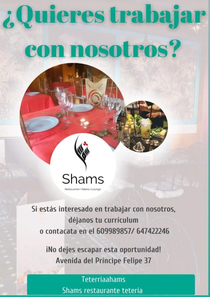 Oferta de empleo en Talavera: Se necesita personal para hostelería