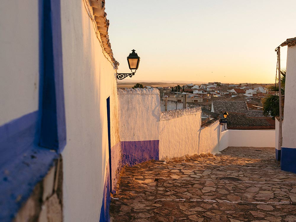 Vista desde el barrio de Albaicín de Campo de Criptana.