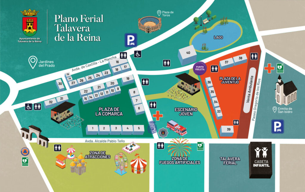Plano Ferias San Isidro 2023