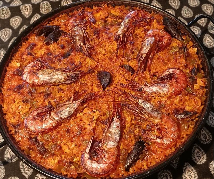 Arroz con gambones - Foto del instagram oficial de Humo y Sal