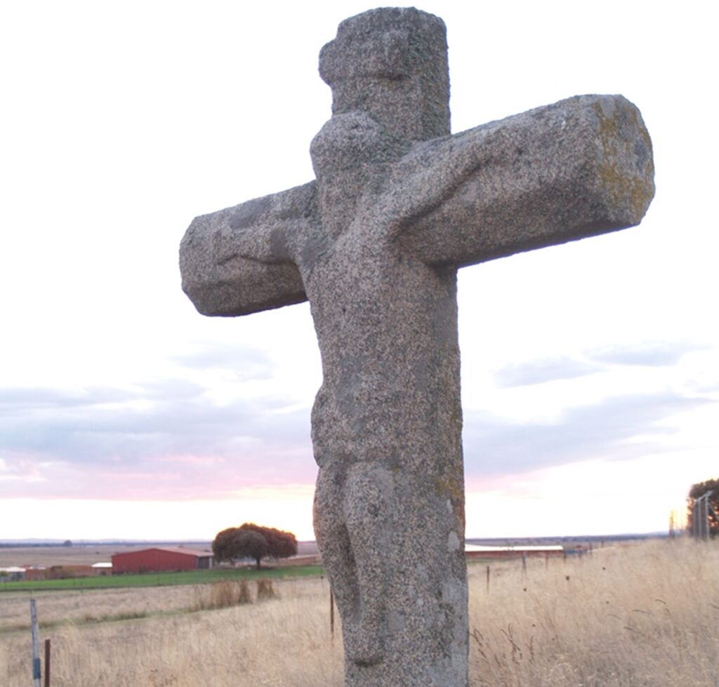 Detalle del Cristo en una de las cruces del Calvario - Foto de Miguel Méndez-Cabeza