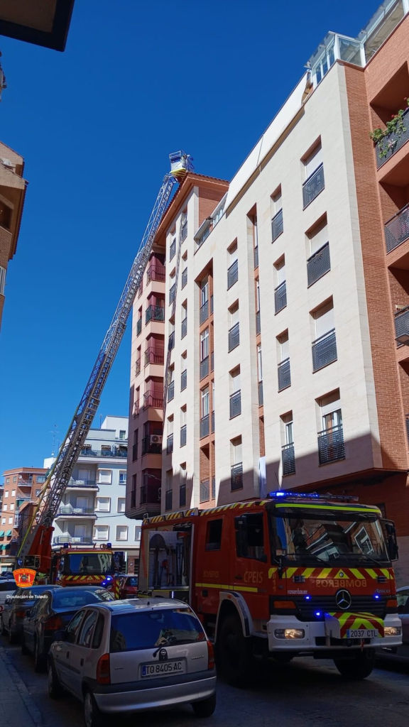 Incendios en dos viviendas de Talavera causan pánico y movilizan a los bomberos