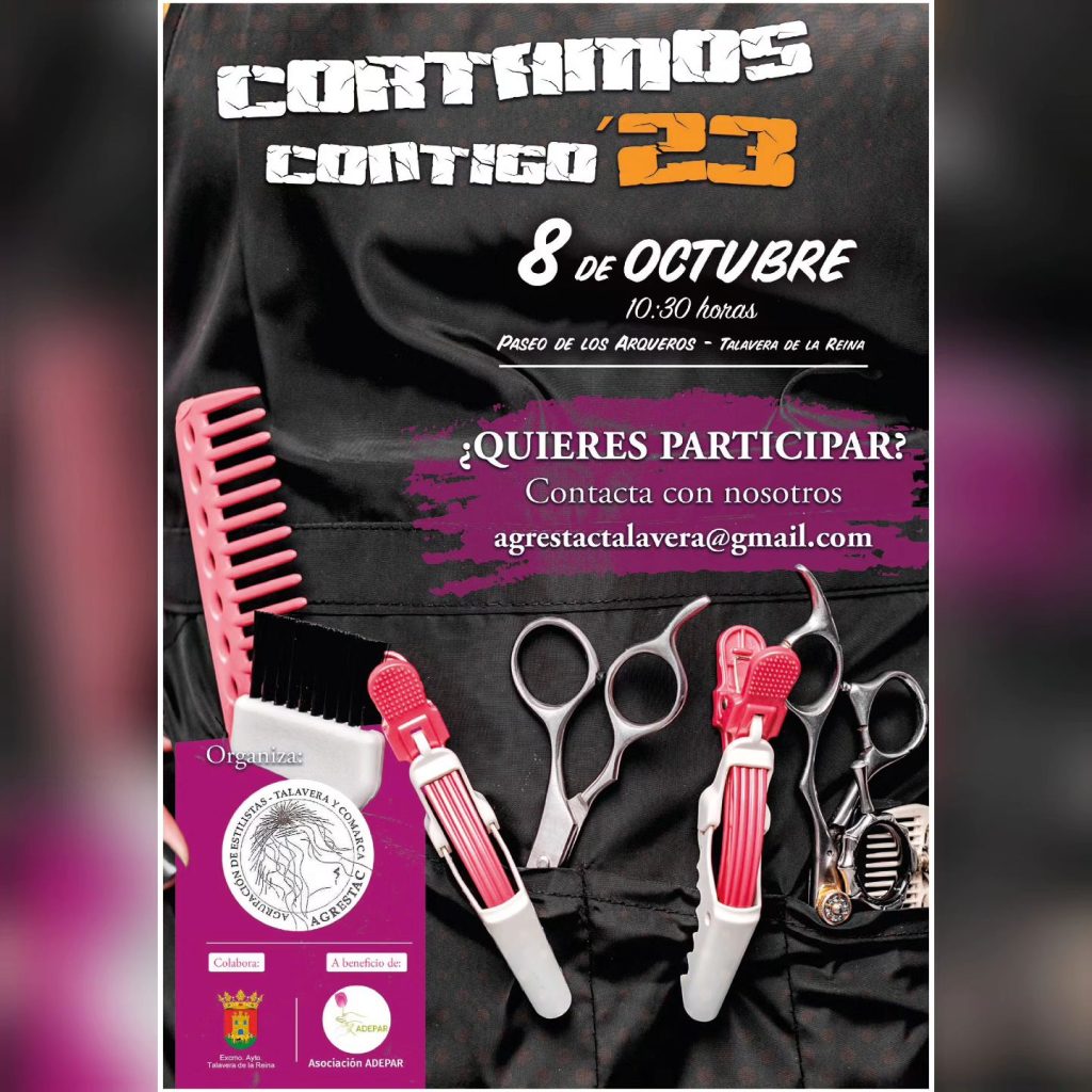 ¡Cortando corazones y cabellos en Talavera! Evento solidario el 8 de octubre