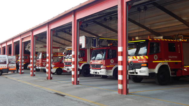 Incendio en el casco antiguo: Cocina en llamas