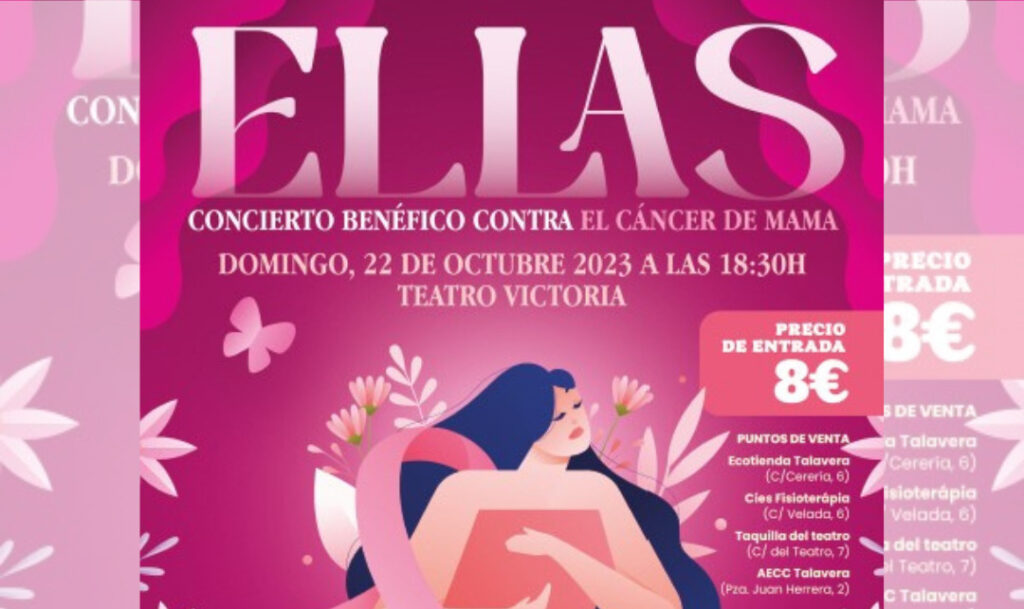 Qué hacer hoy en Talavera, domingo 22 de octubre: Concierto benéfico, rutas, comidas vecinales y mucho más... ¡Compra tus entradas para "Ellas", el evento musical benéfico en apoyo de la Asociación Contra el Cáncer!