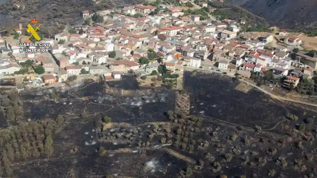 Detención en Talavera del presunto culpable del peor incendio devastador de Castilla - La Mancha en 2022