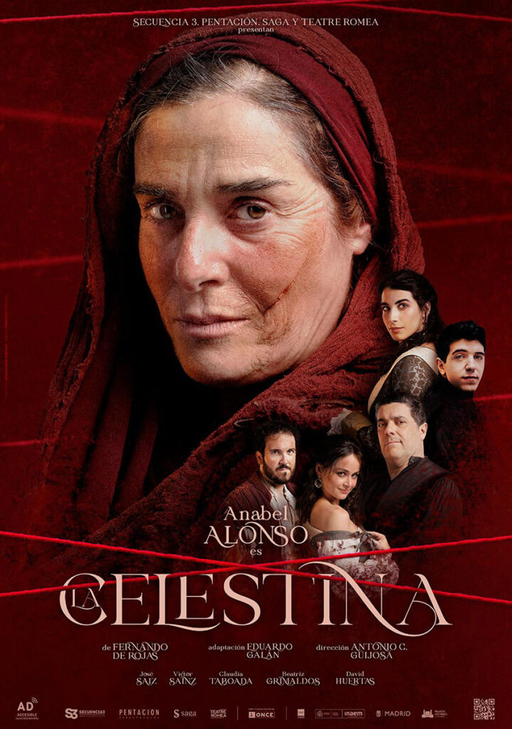 Anabel Alonso en el papel principal de La Celestina' en el Teatro Palenque este domingo