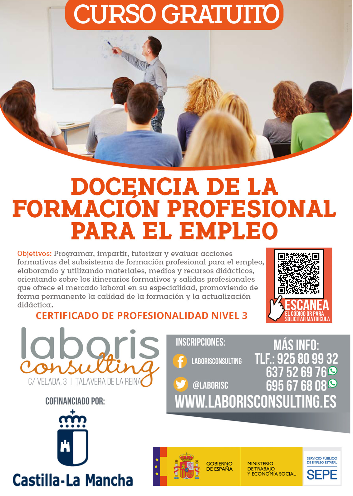 Curso | Docencia de la formación profesional para el empleo - Cover ...