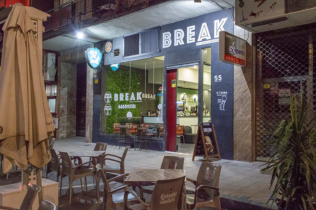 Break, disfruta de la gastronomía chilena en Talavera