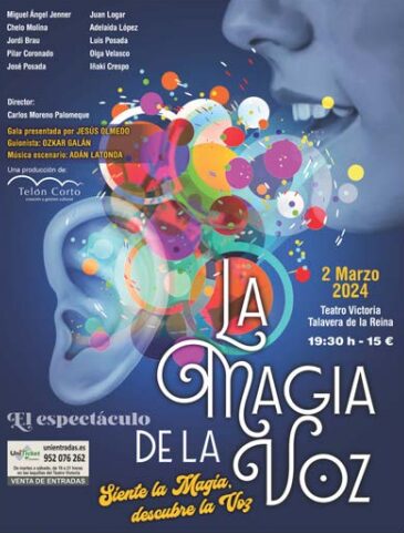 Las 5 obras de teatro que tendrán lugar en Talavera en marzo - La magia de la voz