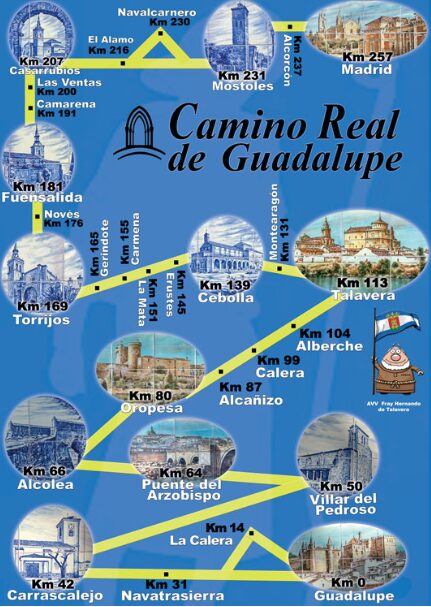 El Camino Real de Guadalupe: etapa Madrid-Alcorcón el 13 de Abril de 2024