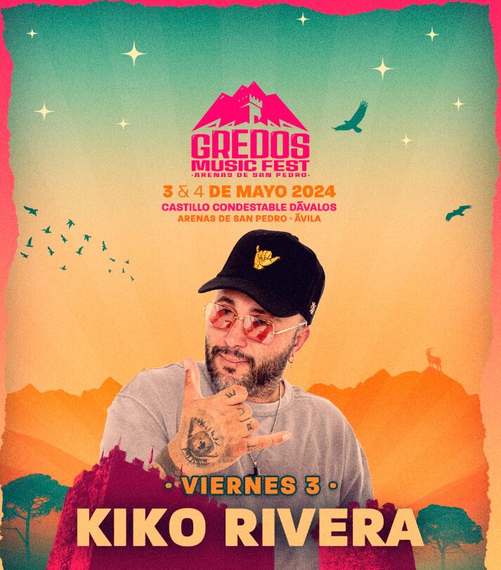 Kiko Rivera en el Gredos Music Fest 2024 de Arenas de San Pedro (Foto del perfil oficial del Festival)