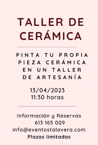 Taller de cerámica en Talavera