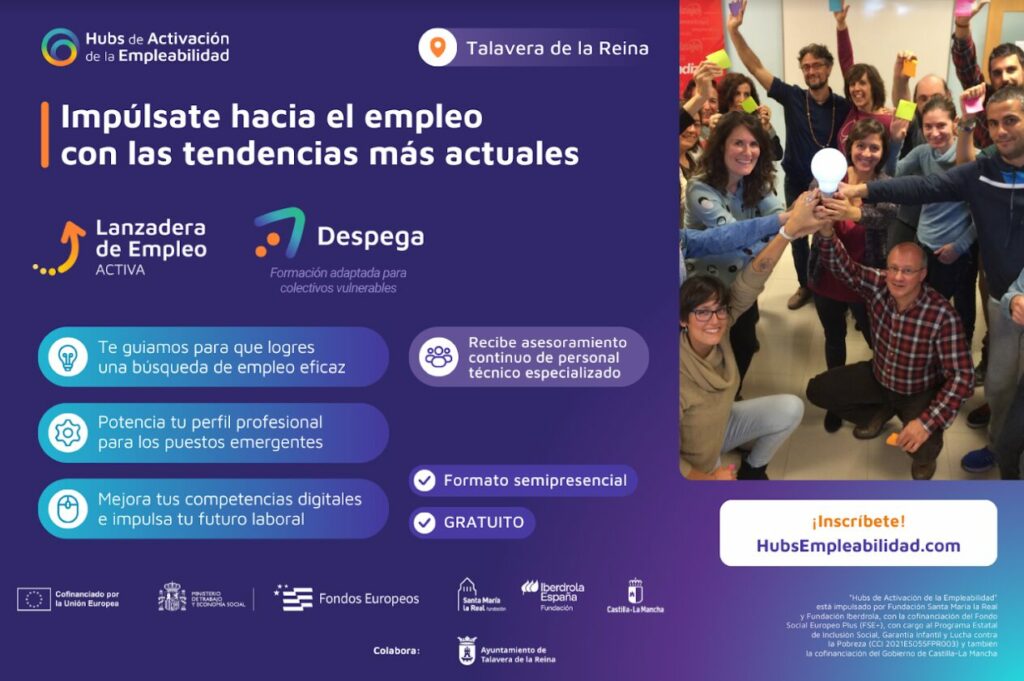 Mejora tu empleabilidad e inscríbete en la 'Lanzadera de Empleo Activa' en Talavera