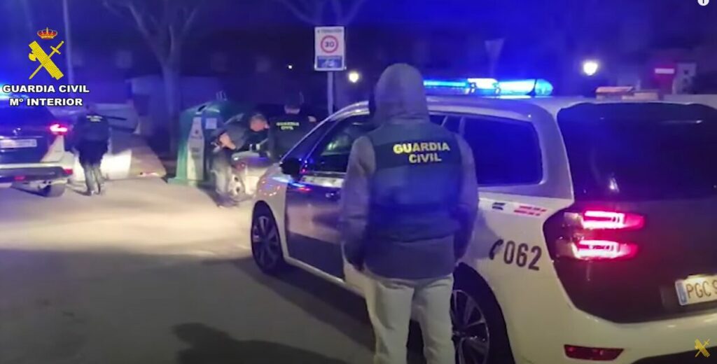 La Guardia Civil detiene una banda por robar en pueblos de Toledo (Foto de La Guardia Civil)