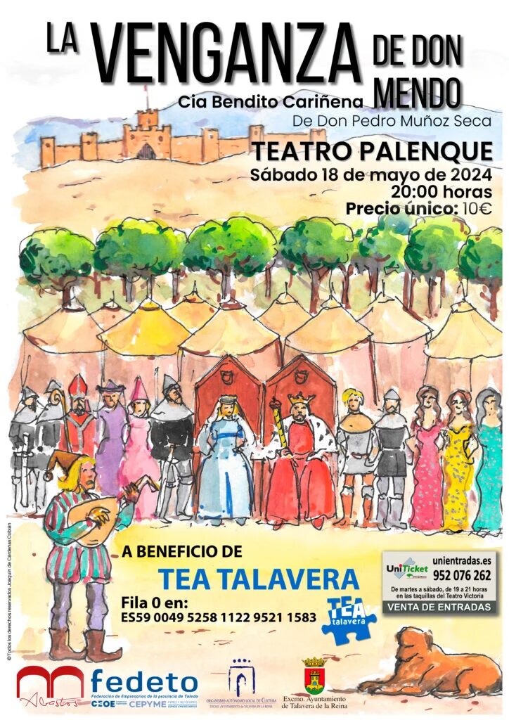 No te pierdas este sábado un clásico del teatro español con un fin solidario