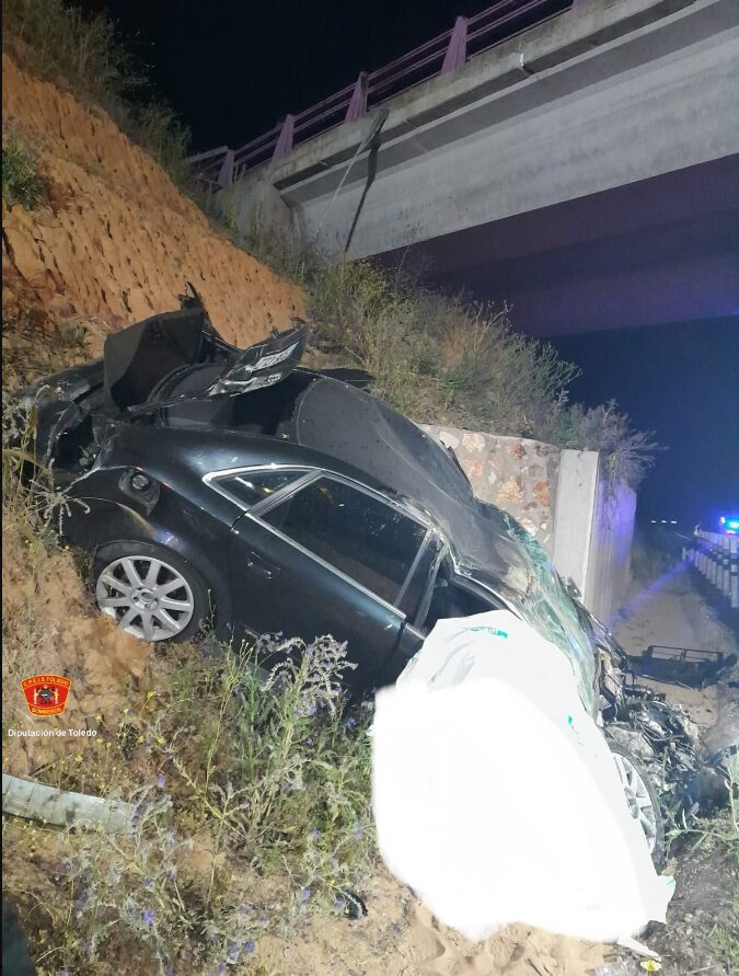 Un hombre fallece tras caer con su vehículo por un puente (Foto del perfil de redes sociales de cpeistoledo)