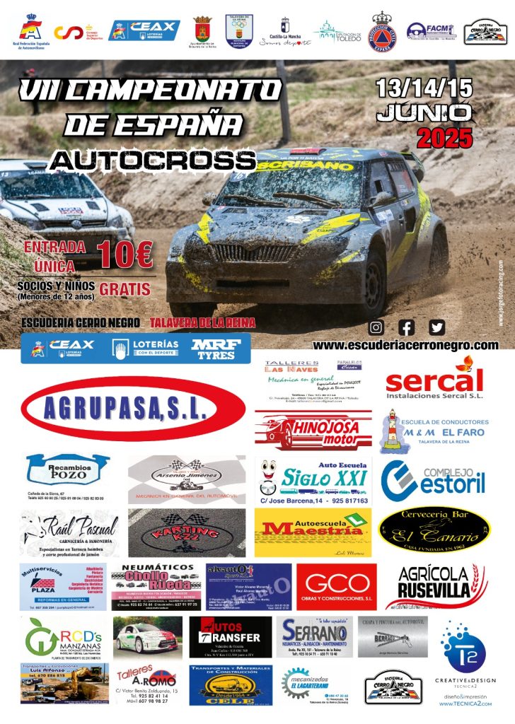 Talavera se prepara para rugir con el VII Campeonato de España de Autocross