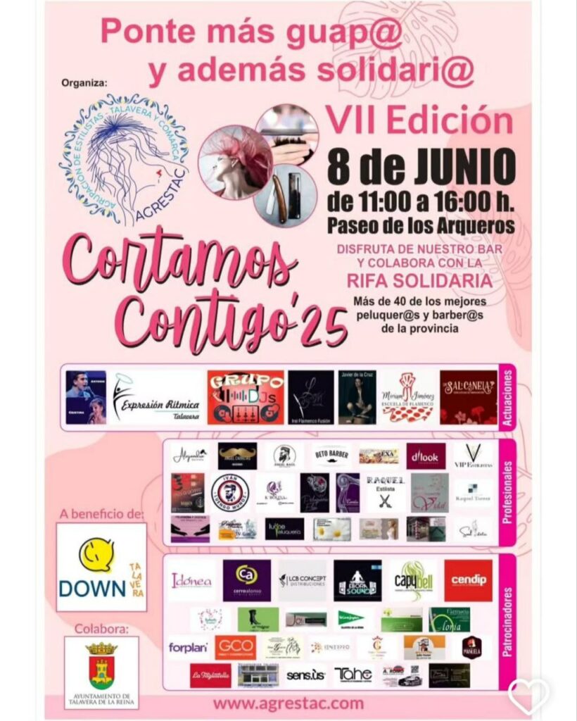 Cortamos Contigo 2025: Belleza Solidaria en Talavera