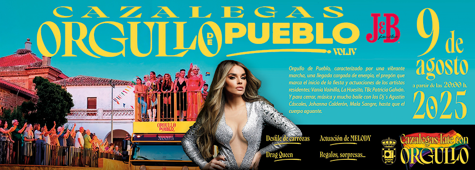 Cazalegas celebra el “Orgullo de Pueblo” junto a Melody