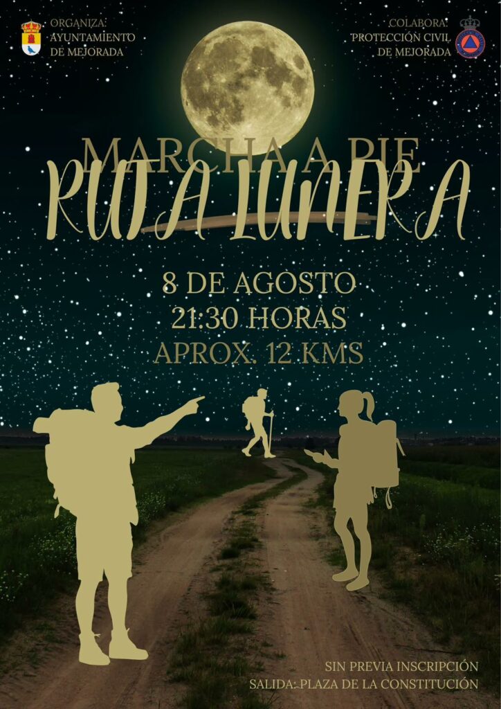 Ruta Lunera de Mejorada: senderismo bajo la luz de la luna