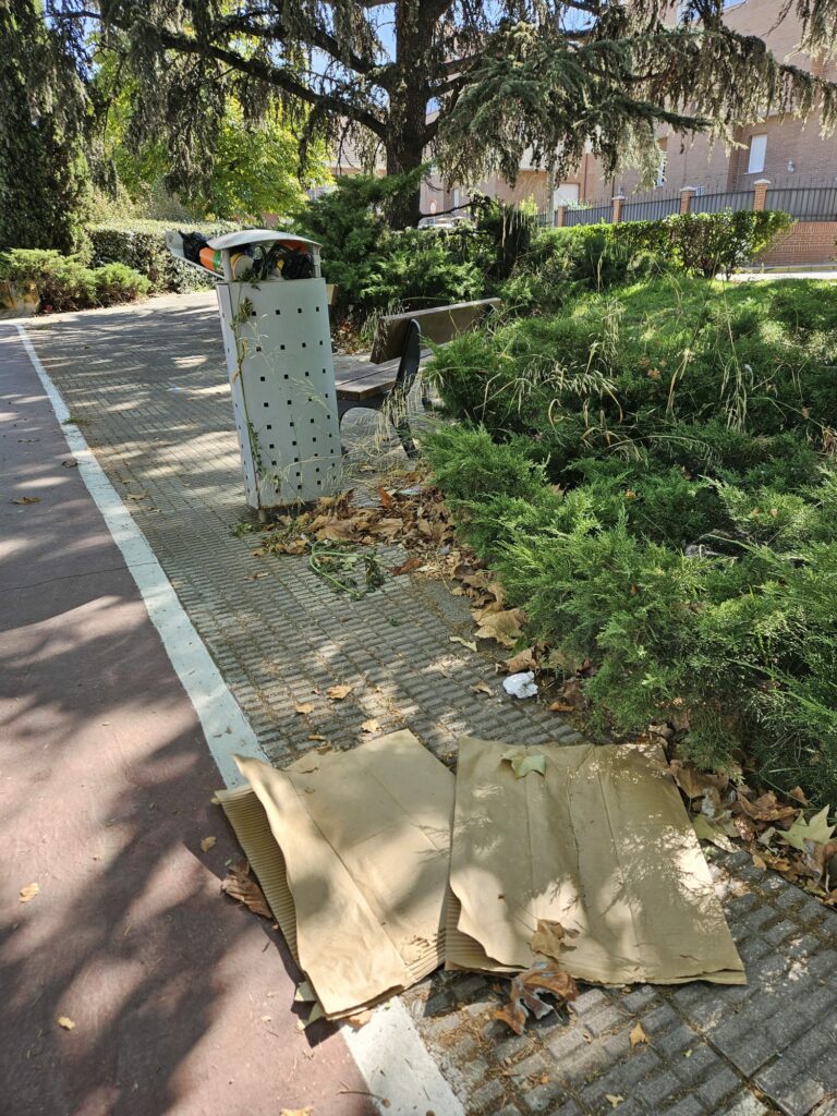 200 metros de abandono en Ronda de los Andes en Talavera