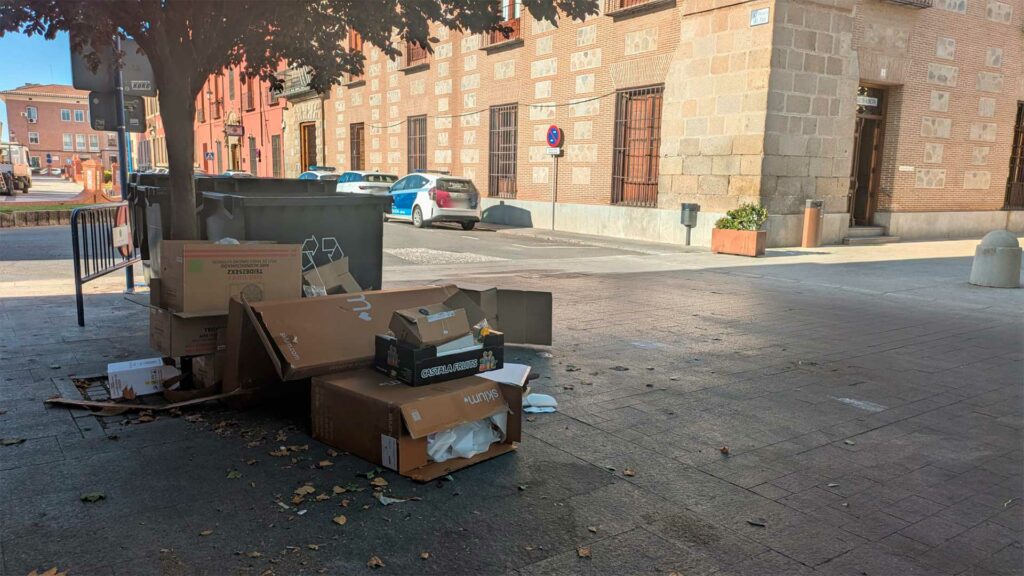 Dejadez en Talavera tras la subida del recibo de la basura