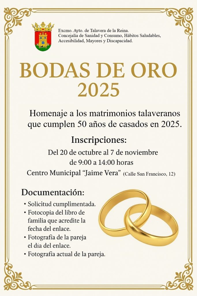 Talavera rinde homenaje al amor duradero