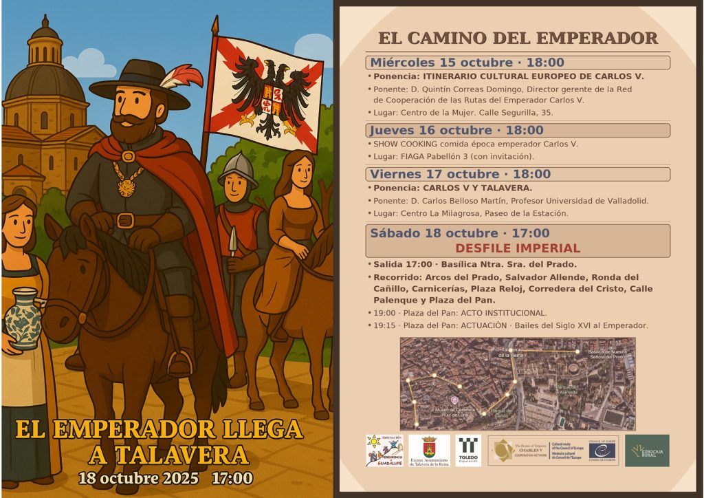 Arranca la Semana del Emperador Carlos V en Talavera