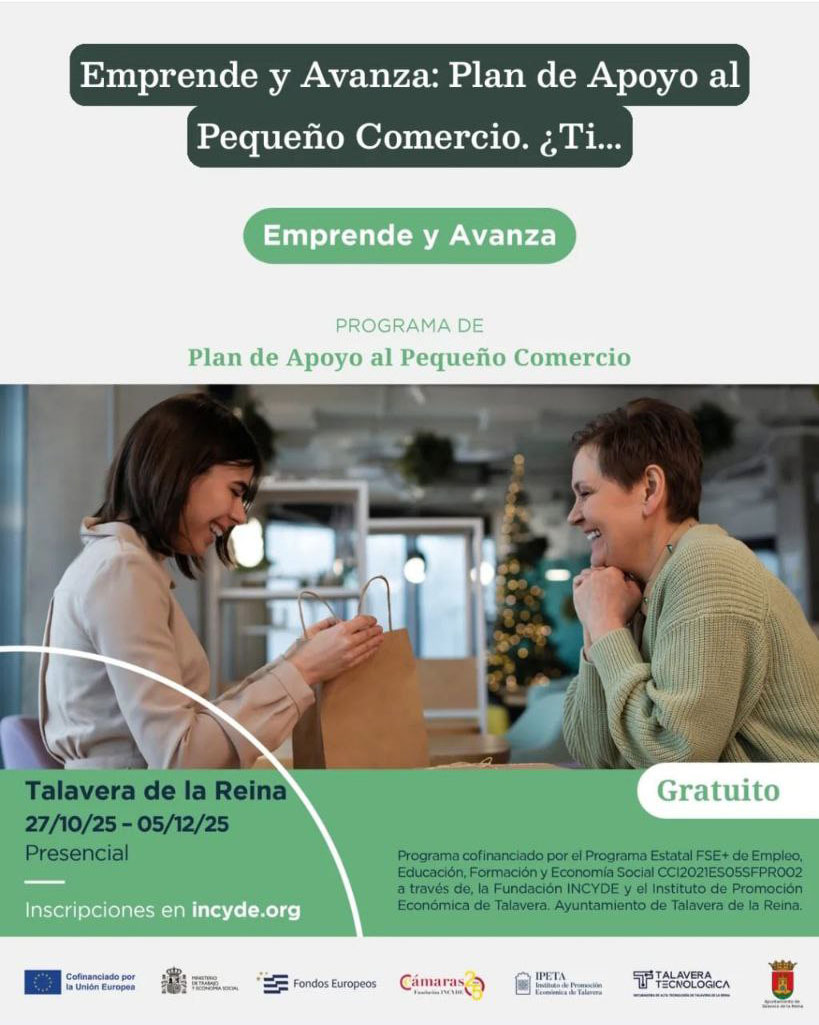 “Emprende y Avanza”: Formación gratuita