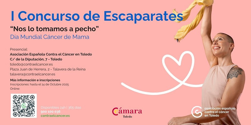 Talavera se tiñe de rosa: Concurso “Nos lo tomamos a pecho”