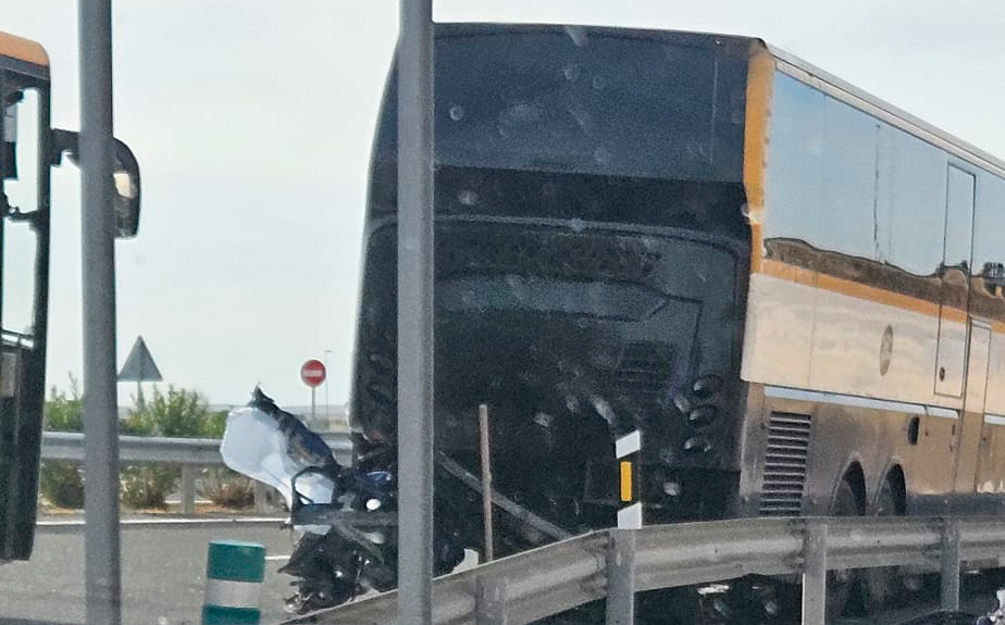 Accidente 9 noviembre bus toledo talavera