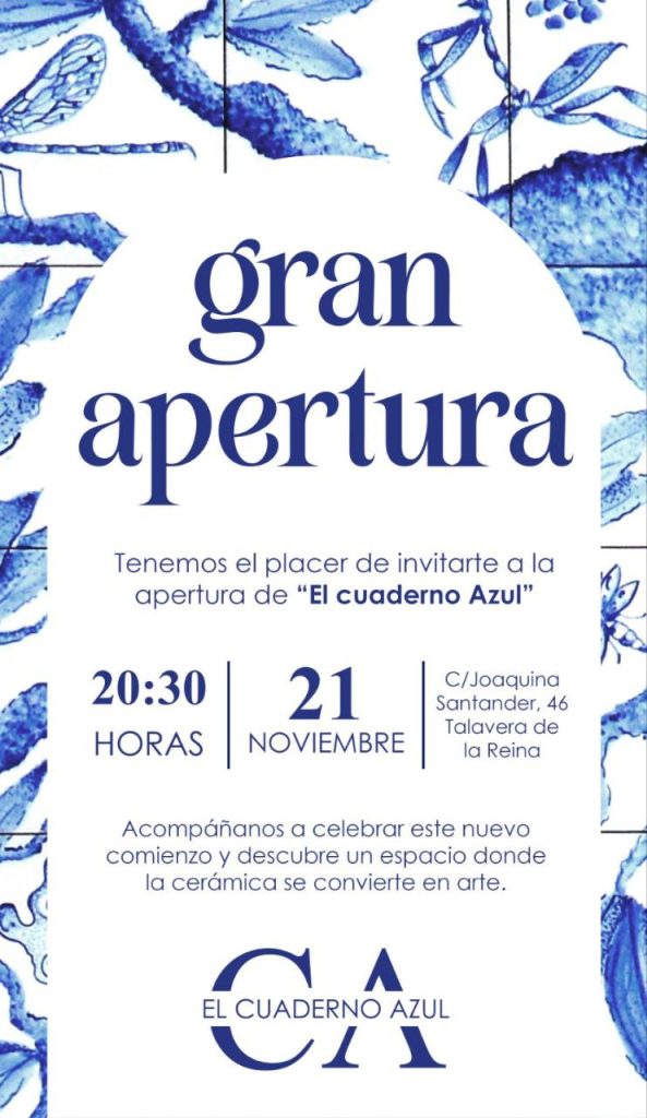 “El Cuaderno Azul” abre sus puertas en Talavera