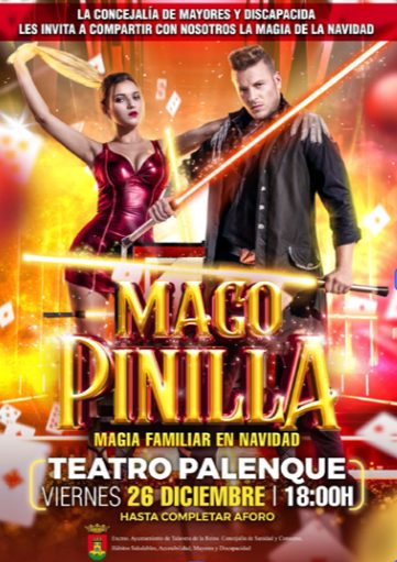 Navidad mágica en Talavera: el Mago Pinilla llega al Teatro Palenque