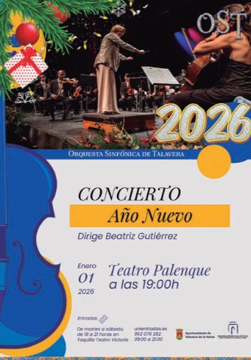 Concierto de Año Nuevo en Talavera: una bienvenida musical al 2026