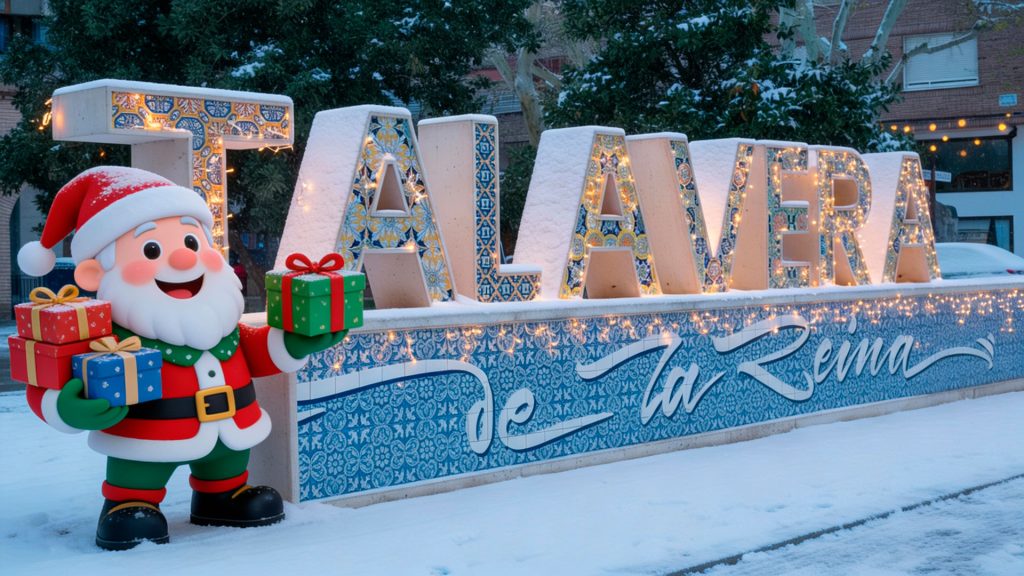 Papá Noel visita Talavera: ilusión, cartas y sonrisas