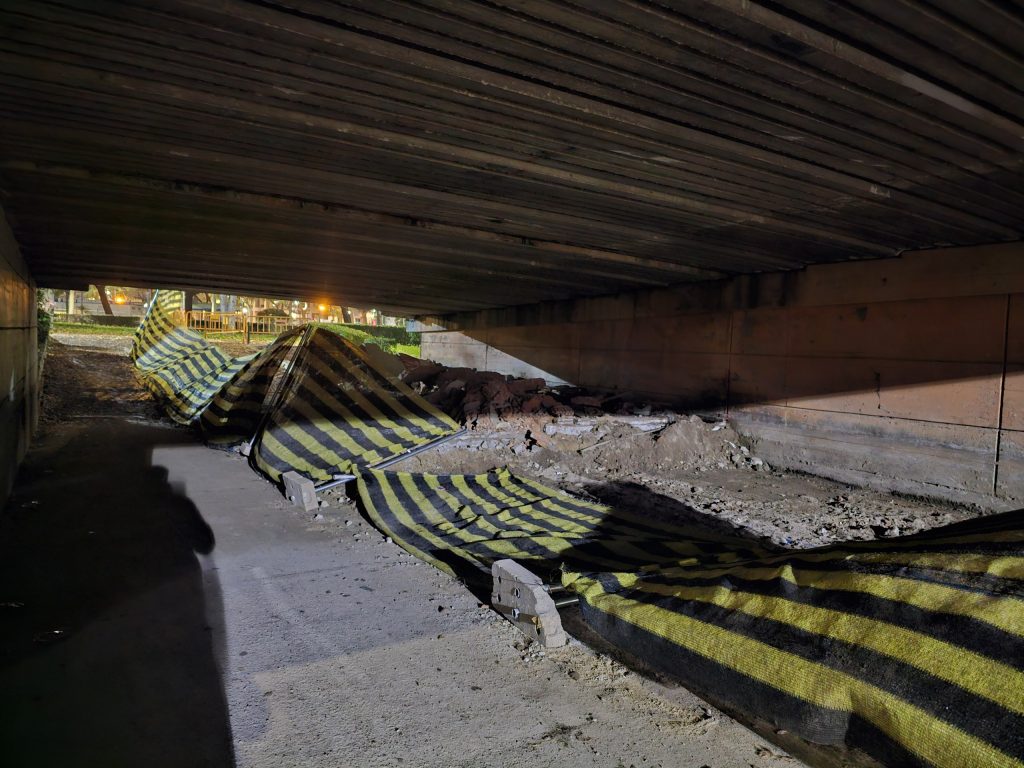 El túnel entre el Parque del Cañillo y la Alameda sigue sin finalizar