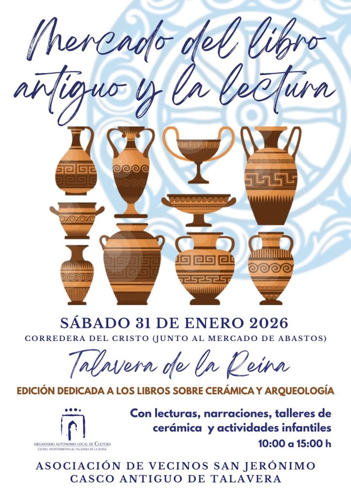 Talavera celebra el Mercado del Libro Antiguo y la Lectura